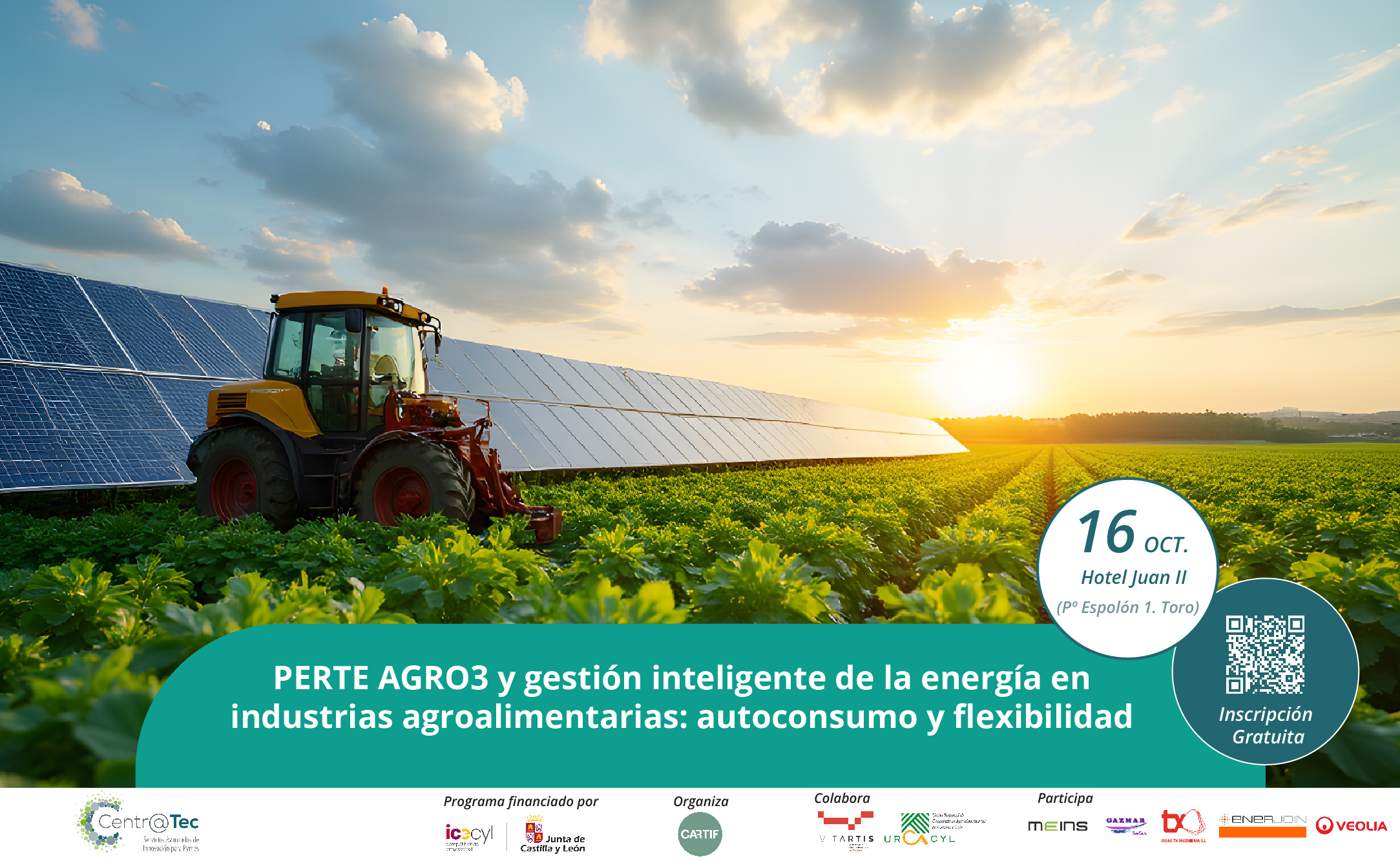 PERTE AGRO 3 y Gestión inteligente de la energía en industrias agroalimentarias: autoconsumo y flexibilidad